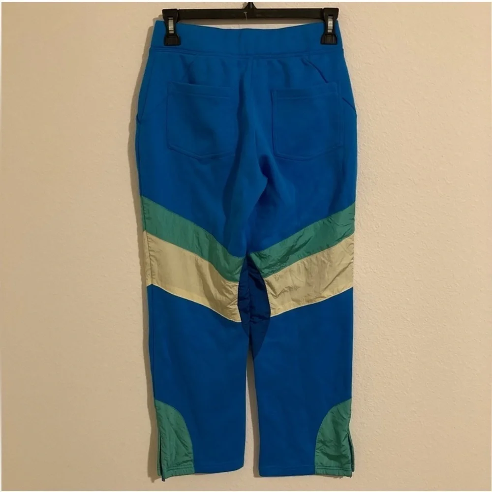 NWOT FREE PEOPLE Flurry Pants XS Blue Pockets Zip Ankles NEW FP MOVEMENT - Picture 4 of 7